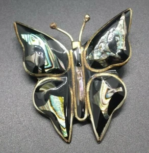 Schöne Brosche"Schmetterling" Silber? Nachlass Zustand wie Foto zeigt, gebraucht - Bild 1 von 5
