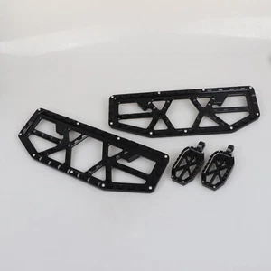 Driver Floorboards Footboards Passenger Foot Pegs For Harley Touring Road King - Picture 1 of 16