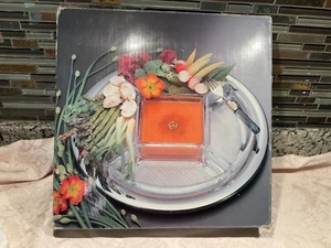 Studio Nova Hostess Server RC204/500 metal Tray Glass Partitions and dip tray - Picture 1 of 7