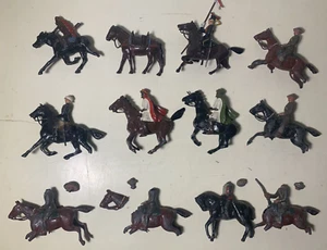 Horses With Riders..Diecast..12 Pieces - Picture 1 of 5