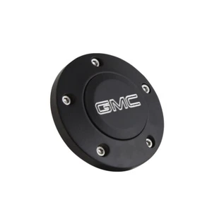 Botón de bocina negro mate GMC de 5 agujeros - Imagen 1 de 1