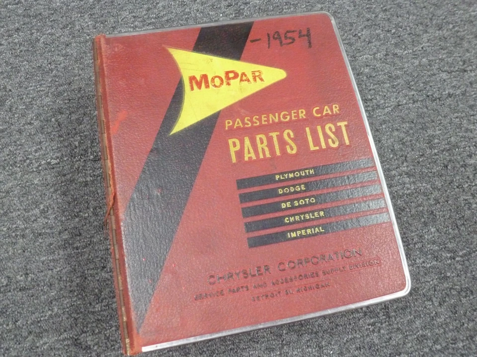 Dodge 6 Meadowbrook 1951-1954 catálogo de piezas manual lujo 1952 1953 Foto 1 de 1