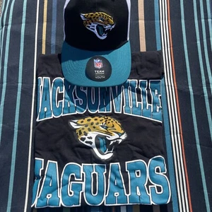 Jugendgröße Jacksonville Jaguars Shirt mit Mütze NEU - Bild 1 von 5
