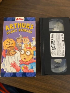 ARTHUR’S SCARY STORIES HALLOWEEN KIDS HORROR VHS CARTOON ARTHUR PBS TV 2000 WGBH - Picture 1 of 2