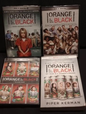 Orange is New Black DVD Complete Seasons 1-3. 1 2 3. 1 missing disc And Book Lot - Image 1 of 4