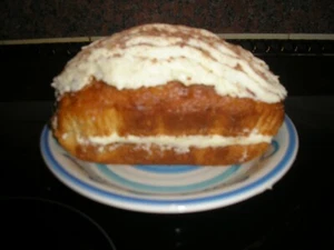 Home Made Banana sandwich cakes  x 1  Free Postage  (with cream cheese icing) - Picture 1 of 3