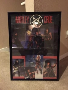 Motley Crue; poster vintage originale, raro; 1983 - Foto 1 di 1