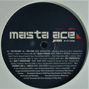 MASTER ACE "DISPOSABLE ART" 2001 2X VINYL LP PROMO CLEAN INTF 10678-1 *SEALED* - Picture 1 of 5