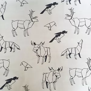 IKEA Stoff CHARLOTTA Meterware Tiere Origami ab 1m x 1,55m Asa Ekström 2008 - Bild 1 von 4