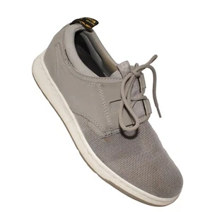 Dr Martens Mens Size 8M Lite Evade Gray Mesh 3 Eye Sneakers Tie Closure Shoes - Picture 1 of 14