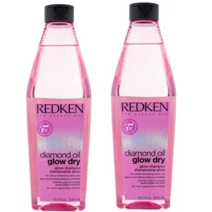 REDKEN Diamond Oil Glow Gloss Shampoo 10.1 oz pk2 aura - Picture 1 of 1