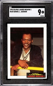 1993 Eclipse Loaded Weapon 1 #103 Samuel L. Jackson SGC 9 MINT Pulp Fiction  - Picture 1 of 2