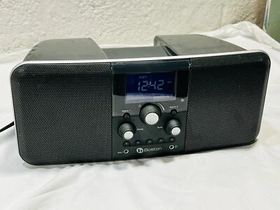 Boston Acoustics Horizon Duo AM/FM Aux Stereo Radio Alarm Tested and Working - Image 1 of 4
