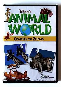 Disney's Animal World Giraffes Zebras Disney Nature Children's Educational DVD - Foto 1 di 2