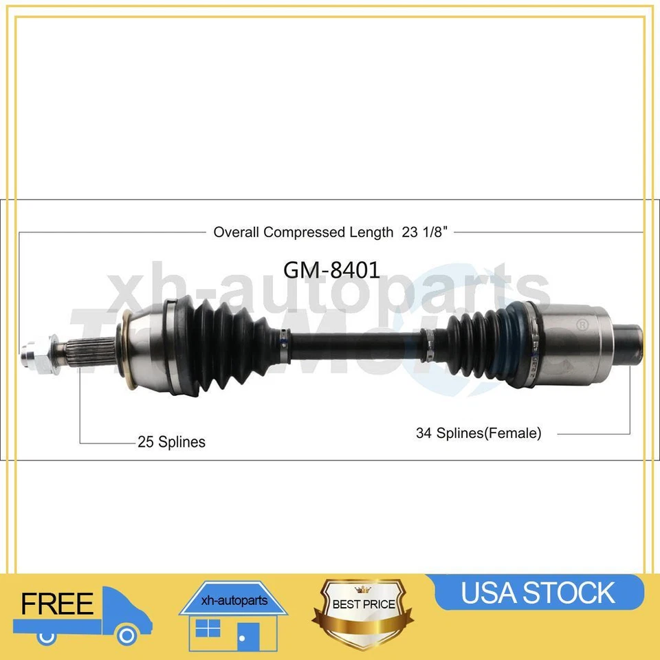 Fits 2013~2020 Chevrolet Trax 1X Front Right TrakMotive CV Axle Shaft - Image 1 of 1