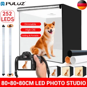 Mobiles Fotostudio Fotobox Tragbares Ministudio Lichtbox Fotozelt 80x80x80CM DHL - Bild 1 von 19