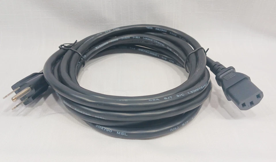 BowFlex Treadclimber 10ft 10' Extra Long AC Power Cord TC10 TC20 NEW 13amp 16awg - Image 1 of 1