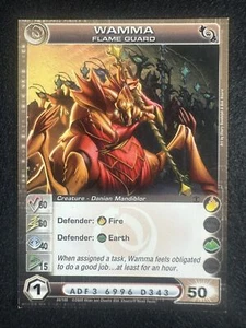 Caótico Corte Cuadrado Mediados E 50 Wamma Protector de Llama 24/100 FAS 1er Prelanzamiento Casi Nuevo/LP - Imagen 1 de 2