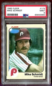 1983 Mike Schmidt #173 Fleer PSA 9 MINT HOF *VERSAND IST KOSTENLOS* - Bild 1 von 2