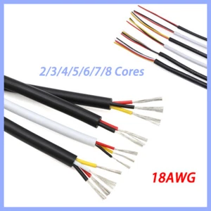 UL2464 18AWG Flexible Multi-core Sheath Power Cord Cable Signal Wire 2-8 Cores - Picture 1 of 8