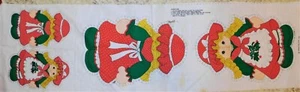 Vtg Spring Mills Fabric Holiday Girl Doll Panel Cut N Sew 2 Sizes Doll #468 - Picture 1 of 5