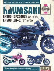Haynes Repair Manual: Kawasaki EX500 ('87-'99) & ER500 ('97-'99) Price Reduced! - Picture 1 of 1