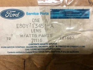 Ford E8OY-13451-A Tail Lamp Lincoln Continental 1988 Lens Left - Picture 1 of 3