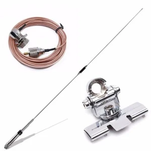 Nagoya NL-770R VHF/UHF Ham Radio Antenna RB400 Base 5M RG316 Cable TYT QYT Yaesu - Picture 1 of 6