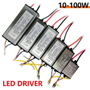 LED Driver Power Supply Waterproof For Floodlight DIY 10W 20W 30W 50W 70W 100W - Picture 1 of 9