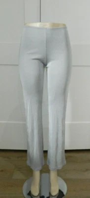 De colección. LA PERLA Italia Teniente Pantalones acampanados con manchas plateadas metálicas Weight talla EU 42 US 6 Foto 1 de 4