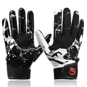 Goporoy Youth Football Gloves for Kids Excellent Grip Football Receiver Glove... - Picture 1 of 7
