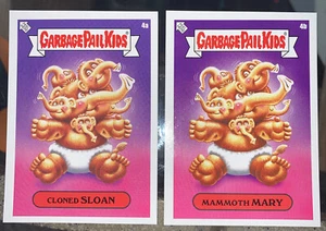 GPK 4A Cloned SLOAN & 4B Mammoth MARY 2021 Was the Worst Garbage Pail Kids - Bild 1 von 6