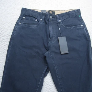Jeans Frye uomo 30 nero vita media Dean 5 tasche slim denim casual preppy - Foto 1 di 15