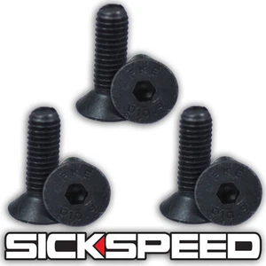KIT DE PERNOS DE TORNILLO DE VOLANTE NEGRO 6 PIEZAS PARA NARDI/PERSONAL/SPARCO/OMP/MOMO A3 - Imagen 1 de 1