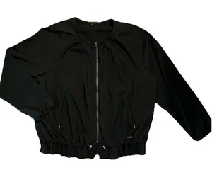 Athleta Avenue leichte Damen Jacke schwarz Reißverschlusstaschen verstellbar Large " - Bild 1 von 14