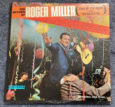 Roger Miller —The Return Of Roger Miller -LP Record W/ CD Copy - Image 1 of 2