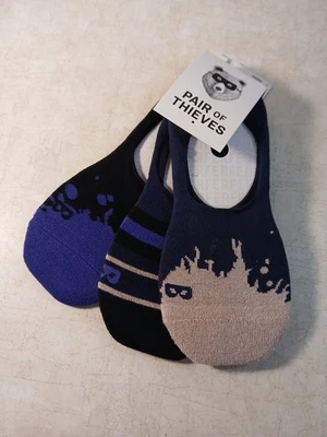 Men's "Pair of Thieves" Comfort No Show Socks 3 Pack Size 6-12 NWT - Image 1 of 4