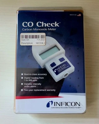 New Inficon 715-202-G1 CO Check® Carbon Monoxide Meter - Image 1 of 3