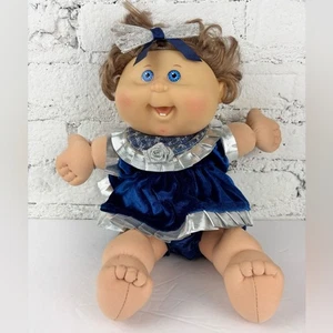 Vintage Y2K Cabbage Patch Blue Holiday Doll 14” - Picture 1 of 6
