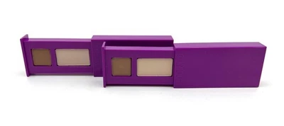 2 x Clinique All About Shadow duo: 04 Ivory Bisque Duo  Bronze Satin ~1.7g - Image 1 of 4