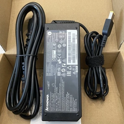 Genuíno OEM 90W para Lenovo ThinkPad 20V 4.5A adaptador CA carregador laptop ponta USB - Imagem 1 de 4