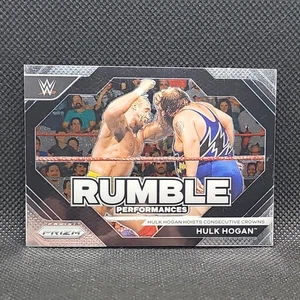 2024 Panini Prizm WWE Hulk Hogan Rumble Performances Wrestling Card Near Mint - Picture 1 of 1