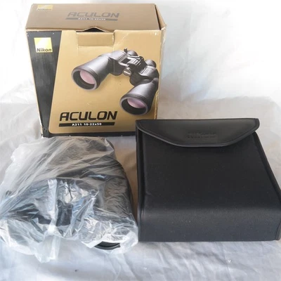 NEW Nikon Aculon A211 10-22 x 50 zoom Binoculars W/ case & Box Excellent - Image 1 of 4