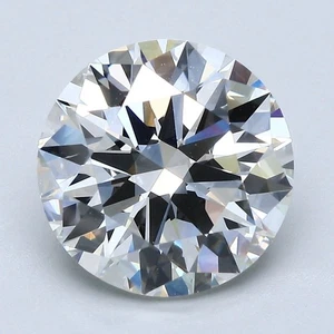 Certificate GIA 3.70 CT Round Natural Mined Diamond Loose H color VS1 clarity - Picture 1 of 2