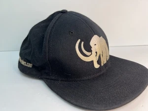 Rare Mammoth Microbes Black Flat Bill Snapback Hat OTTO CANNABIS WEED MARIJUANA - Picture 1 of 9