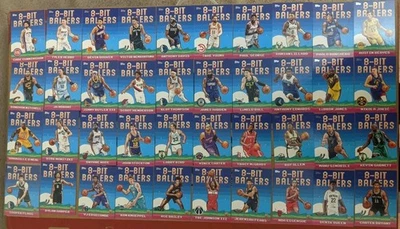 2025 Topps Basketball 8-Bit Ballers 1-40 complete insert set inc Cooper Flagg  - Image 1 of 4