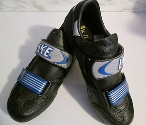 Women's NEW LAKE CYCLING Size 5.5 Road Shoes Black Blue Performance CX 101W - Picture 1 of 10