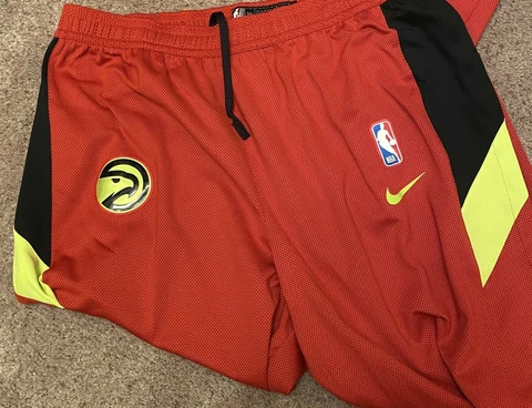 NIKE ATLANTA HAWKS NBA SHOWTIME THERMAFLEX  GAME TIME SNAP PANTS MENS 4XL-TALL Cover