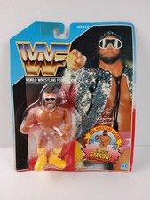 WWF WWE 1990 Hasbro Series 1 MACHO MAN RANDY SAVAGE Wrestling Figure Vintage NEW