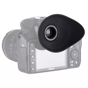 JJC Ergonomic Oval Soft Eyecup fr Nikon D7500 7200 D7100 D5600 D5500 D5300 D5200 - Picture 1 of 12